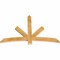 Ekena Millwork Alberta Rough Sawn Timber Gable Bracket, Western Red Cedar, 60"W x 40"H x 2"D x 4"F, 16/12 Pitch GBW060X40X0204ALB00RWR - alternate 2